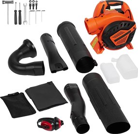 Wiewiórka Listów SucceBuy 26CC, 425 CFM, Prędkość 156 MPH, Odbiór Trawnika, Przenośna, Zbiornik Paliwa