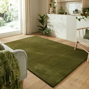 Zielony dywan wełniany 200x290 cm – Flair Rugs