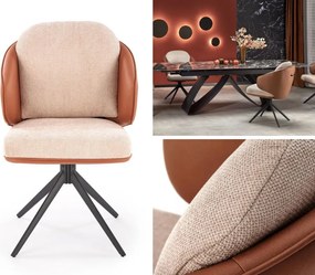 Fotel do jadalni z funkcją obracania K554 Halmar