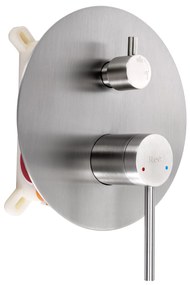 Zestaw natryskowy podtynkowy Rea Foss Clif Nikiel Szczotkowany + BOX