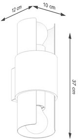 Biały kinkiet Aurea – Nice Lamps