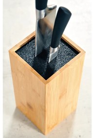 Kesper 58022 Stojak na noże bambusowy, 10 x 10 x23 cm