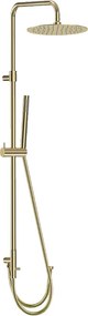 Luisa II kolumna prysznicowa bez baterii mieszającej szczotkowane złoto - Essebagno