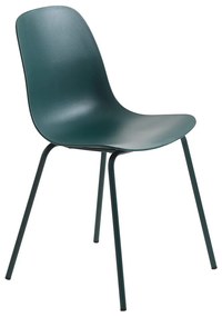 Turkusowe plastikowe krzesło Whitby – Unique Furniture