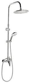 Aqualine - Zestaw prysznicowy z baterią KASIOPEA błyszczący chrom