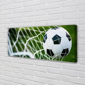 Zdjęcie na płótnie Piłka W Świetle Bramki