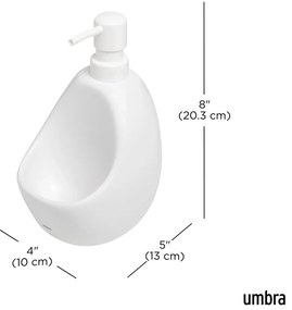 Biały ceramiczny dozownik do mydła 590 ml Joey – Umbra