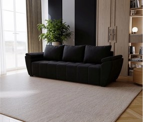 BEDANTE SOFA ZEUS z funkcją spania MONOLITH 97 szary z pojemnikiem na pościel, sofa do salonu, kanapa, sofa rozkładana, sofa z pojemnikiem, wersalka