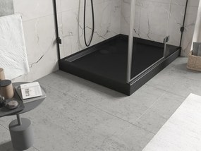 Mexen Flow+ brodzik prostokątny 100 x 90 cm, czarny mat - 46R709010H