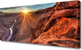 Obraz canvas Pustynny Żar Słońca