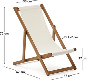 Dziecięcy leżak ogrodowy Adredna – Kave Home