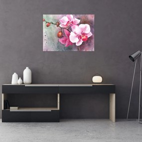 Obraz - Orchidee, akwarela (70x50 cm)