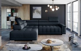 Narożnik CAMPO L z elektryczną regulacją siedziska Lewostronny w tkaninie MEMPHIS 20 WERSAL