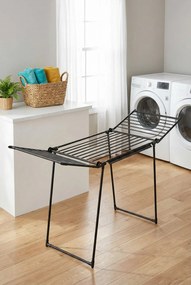 Czarna stojąca suszarka na pranie M8-S54