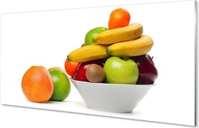 Panel szklany do Kuchni Miska Pełna Świeżych Owoców