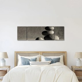 Obraz - Szare kamienie (170x50 cm)