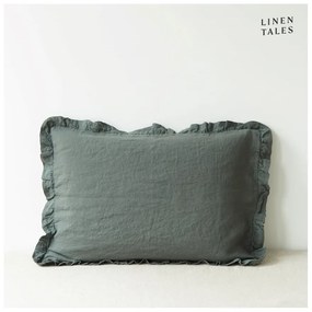 Lniana poszewka na poduszkę 40x60 cm Forest Green – Linen Tales