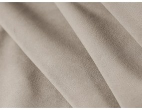 Beżowa aksamitna rozkładana sofa 206 cm Kemi – Cosmopolitan Design