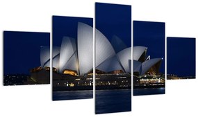 Obraz Sydney w nocy (125x70 cm)
