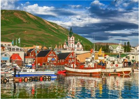 Obraz na szkle - Húsavík (70x50 cm)