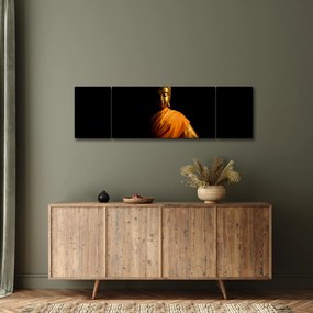 Obraz - Posąg Złotego Buddy (170x50 cm)