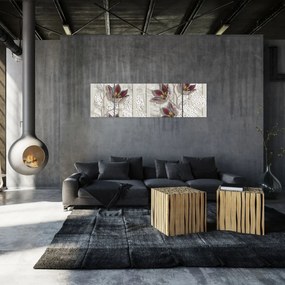 Obraz - Kwiaty dekoracyjne (170x50 cm)