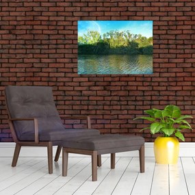 Obraz - jezioro (70x50 cm)