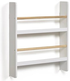 Biała wielopoziomowa półka dziecięca 50 cm Gopi – Kave Home
