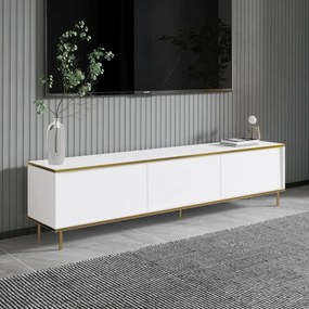Stolik pod telewizor Imaj White and Gold