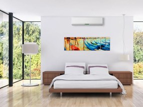 Obraz - Port w Wenecji (170x50 cm)
