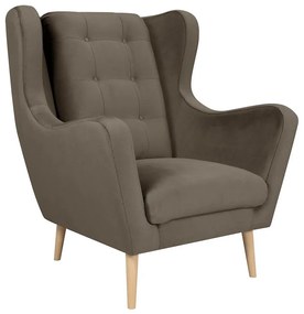 Fotel OMI XXL brązowy