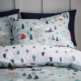 Flanelowa pościel dwuosobowa 200x200 cm Winter Scene – Bianca