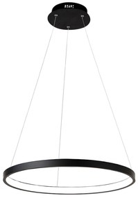 LAMPA SUFITOWA WISZĄCA LHJ012-CP 80cm Czarna