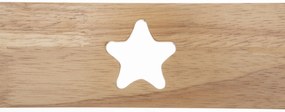 Drewniane krzesełko dziecięce STAR, składane