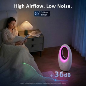 HOMCOM turmventilator säulenventilator rotorloser ventilator ohne flügel | Aosom PL