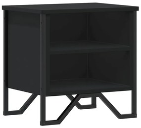 Czarna szafka nocna w stylu loft A9-R58