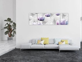 Obraz z kwiatami (170x50 cm)