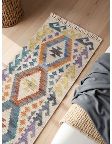 Wełniany chodnik dwustronny tkany ręcznie 60x190 cm Kamal Oasis – Nouristan