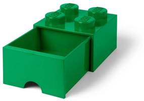 Zielony pojemnik z szufladą LEGO®