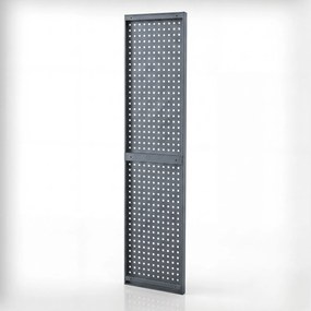 Tablica perforowana do regału antracytowa: JOHNNY, 2 sztuki, 1800 x 20 x 420 mm