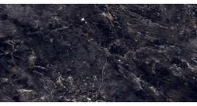 Mexen Rokocha Black próbka gresu szkliwionego rekt. G1, płytka podłogowo-ścienna, wysoki połysk - TL205-01-S