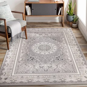 Dywan vintage Beyond Rozeta szary 120 cm x 180 cm