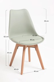 Zestaw 4 krzese Synk Basic