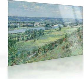 Obraz na szkle - Theodore Robinson, The Valley of the Seine, From the Hills of Giverny, reprodukcje (70x50 cm)