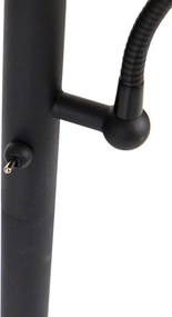 Inteligentna lampa stojąca czarna ze złotem, w tym Wi-Fi A60 i E14 - Retro