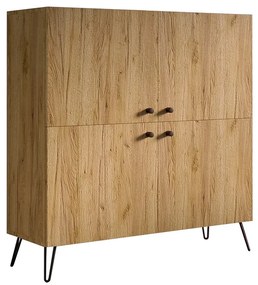 Wysoka komoda z nóżkami typu hairpin legs - Zorina 5X