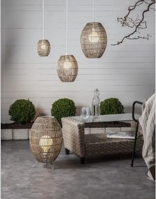 Biały kabel z końcówką na żarówkę Star Trading Ute, dł. 2,5 m