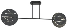 Czarna industrialna lampa sufitowa - D153 P9-P77