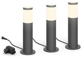 Philips - Zestaw 3x lampa LED UTRECHT GARDENLINK LED/24W/230V 2700K IP44