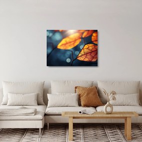 Obraz na szkle - Tekstura liści (70x50 cm)